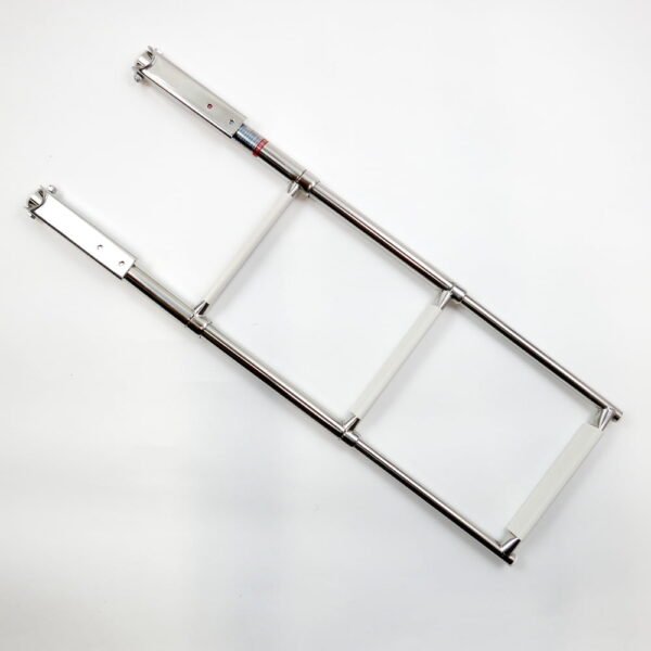 Telescopic Boat Boarding Ladder, 316 Stainless Steel, 3 Steps