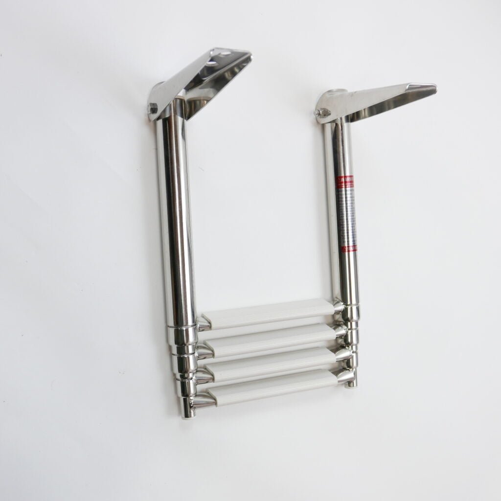 Telescopic Boarding Ladder 316 Stainless Steel 4 Steps Twosab