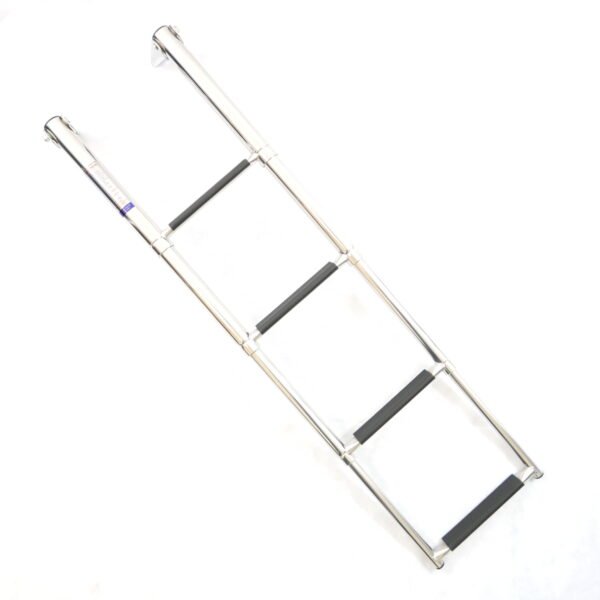 Telescopic Boat Boarding Ladder, 316 Stainless Steel, 4 Steps Marine Grade