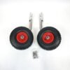 EasyFold Boat Launching Wheels – Stainless Steel, Red