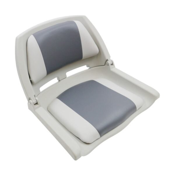 Lightweight Folding Boat Seat – Grey/Charcoal Style