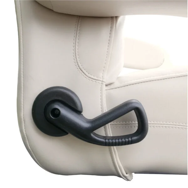 Boat Seat Premium Reclining Helm Chair for Yachts Caravans – Ivory Colour