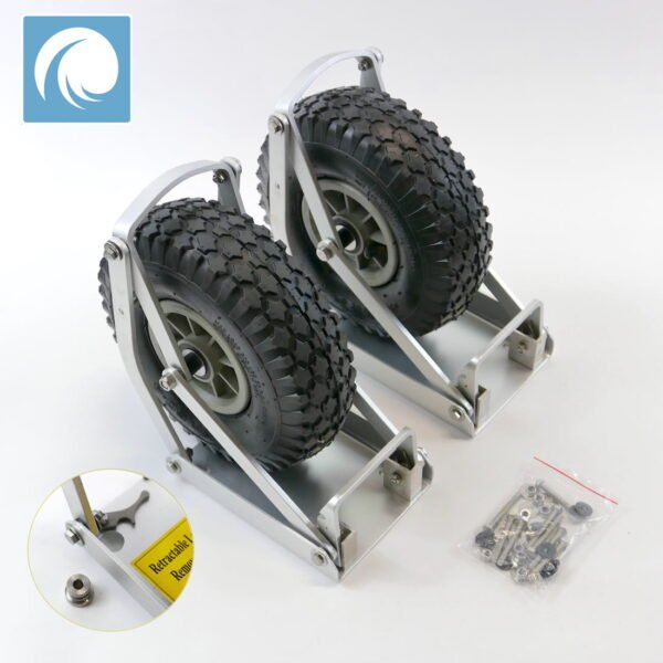 Rugged Heavy Duty Launching Wheels, Quick Release Option