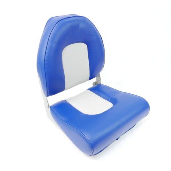 High Back Boat Seat – Grey/Blue Style