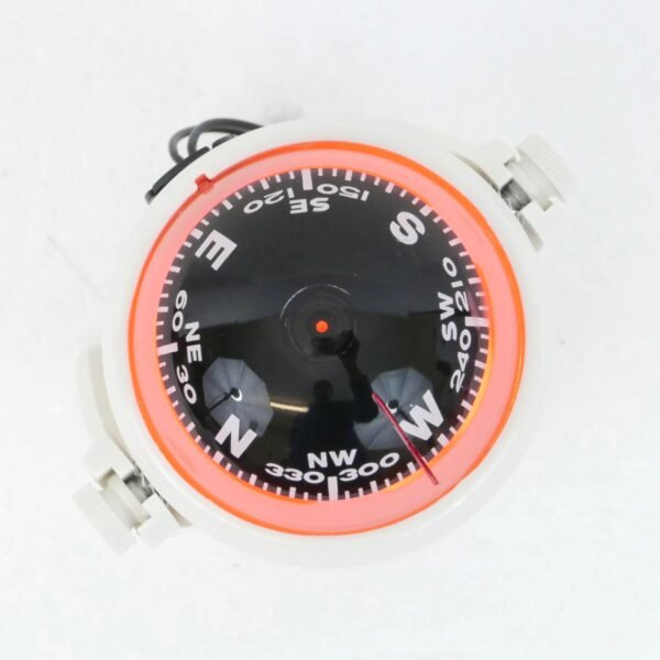 Magnetic Navigation Compass – Compact, White