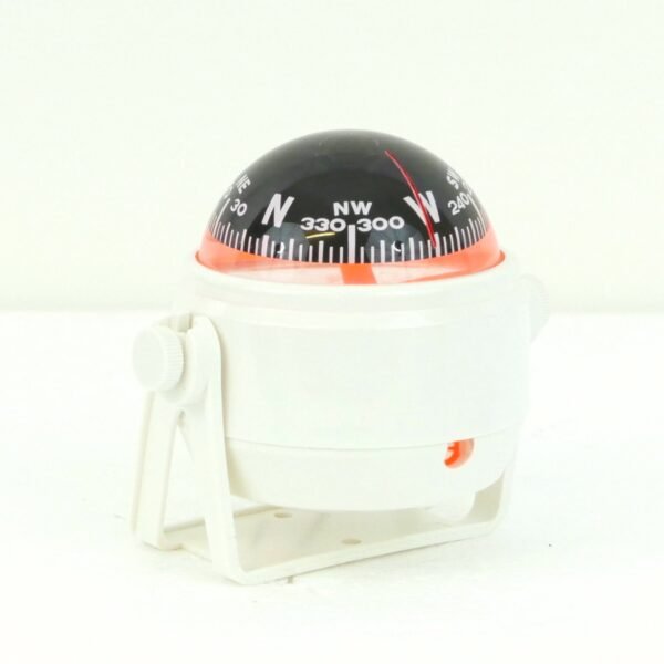 Magnetic Navigation Compass – Compact, White