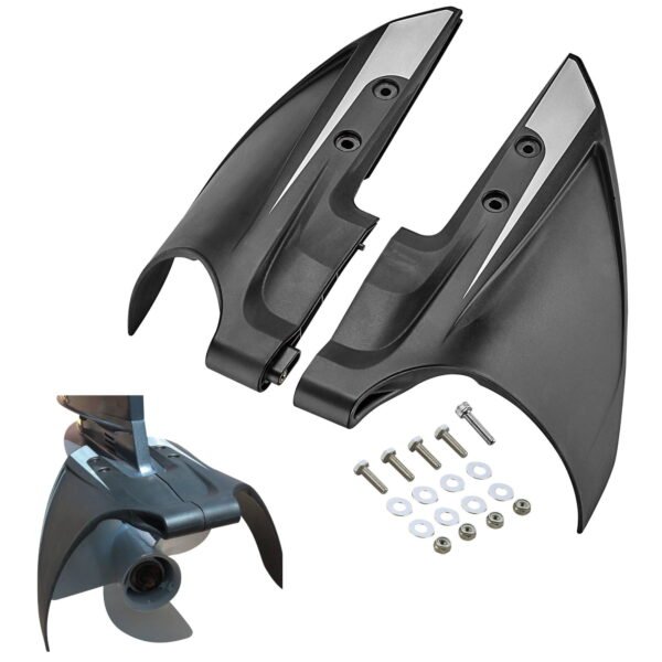 Hydrofoil Stabilizer Fins X-Wing design for Outboard Engines, 40HP to 250HP
