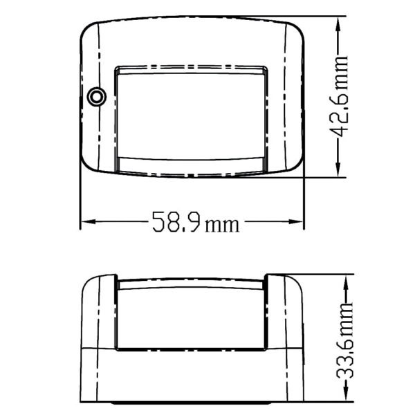 Green Starboard LED Navigation Light MiniNav Range boats up to 12m