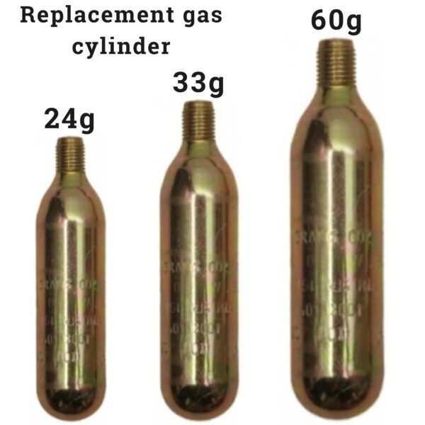 Replacement gas cylinder