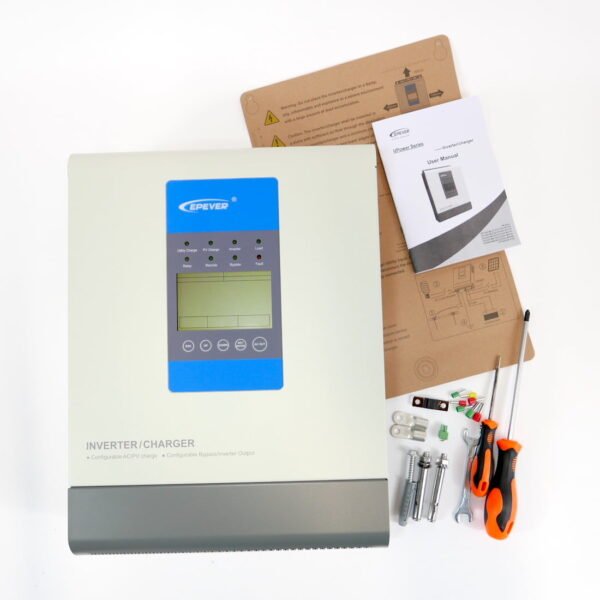 EPEVER UPower Series MPPT Charge Controller & Inverter 3 KVA Hybrid Inverter Charger (UP3000-M3322)